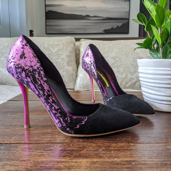Rupert Sanderson Pointed-Toe Diva Pumps - Picture 2 of 12